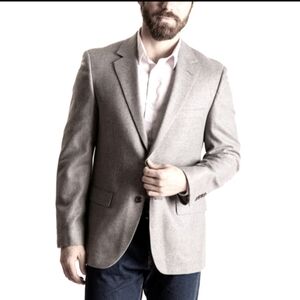 NWT THOM HUDSON Zappa Deconstructed Unlined Sport Coat Wool Silk Blend Granite